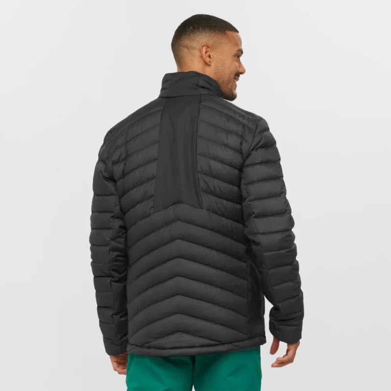 Black Salomon Essential Xwarm Down Men's Insulated Jackets | PH 32564S